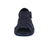 MEN'S SHOES BROWN PU LEATHER SANDALS VICTOR-07