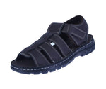 MEN'S SHOES BROWN PU LEATHER SANDALS VICTOR-07