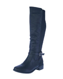 WOMAN'S SHOES BLACK PU BOOTS VINE-77