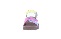 KID'S SHOES PINK MULTI PU LEATHER SANDALS WALDA