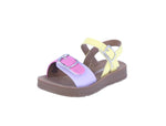 KID'S SHOES PINK MULTI PU LEATHER SANDALS WALDA