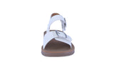 KID'S SHOES WHITE PU LEATHER SANDALS WALDA