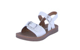 KID'S SHOES WHITE PU LEATHER SANDALS WALDA