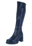 WOMAN'S SHOES BLACK PU BOOTS WEST-24