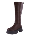 WOMAN'S SHOES BROWN PU BOOTS WILDER-16