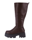 WOMAN'S SHOES BROWN PU BOOTS WILDER-16