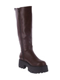 WOMAN'S SHOES BROWN PU BOOTS WILDER-16