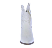 WOMAN'S SHOES IVORY PU LEATHER BOOTS WILLA-25