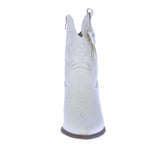 WOMAN'S SHOES IVORY PU LEATHER BOOTS WILLA-25
