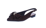 WOMAN'S FLATS BROWN SUEDE YASMIN-95