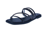 WOMAN'S SHOES BLACK GLITTER PU/STONE YUKON