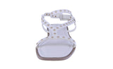WOMAN'S SHOES IVORY PU LEATHER SANDALS ZITA-50