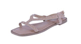 WOMAN'S SHOES NUDE PU LEATHER SANDALS ZITA-50