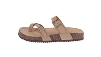 WOMAN'S SHOES TAUPE NUB SANDALS BERK-33