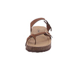 WOMAN'S SHOES TAN NUB SANDALS BERK-33