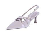 WOMAN'S HEELS BEIGE PAT BETTY-72