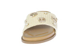 WOMAN'S SHOES IVORY RAFFIA SANDALS DANIELA-1