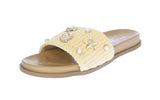WOMAN'S SHOES BEIGE RAFFIA SANDALS DANIELA-1