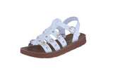 KID'S SHOES WHITE PU LEATHER SANDALS DESTINY-20K