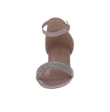 KID'S SHOES NUDE PAT/GLITTER HEELS DIAMOND-1K