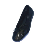 WOMAN'S BALLERINA FLATS BLACK PAT DOROTHY-1