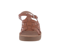 WOMEN'S SHOES TAN PU SANDALS EASILY-2