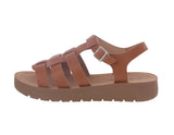 WOMEN'S SHOES TAN PU SANDALS EASILY-2