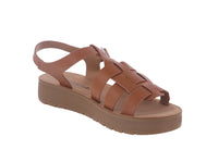 WOMEN'S SHOES TAN PU SANDALS EASILY-2