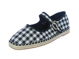WOMAN'S SHOES BLACK CAN/RAFFIA SHOES FALLON-1