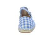KID'S SHOES BLUE CAN/RAFFIA SHOES FALLON-1K