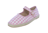 KID'S SHOES PINK CAN/RAFFIA SHOES FALLON-1K