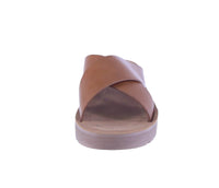 WOMAN'S SHOES TAN PU LEATHER SANDAL FOREST-16