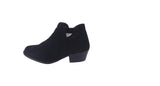 KID'S SHOES BLACK SUEDE BOOTIES HEBE-17K