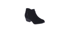 KID'S SHOES BLACK SUEDE BOOTIES HEBE-17K