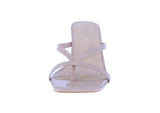 WOMAN'S SHOES NUDE PAT HEELS LUCK-1