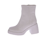 WOMAN'S BOOTIES WHITE PAT MARINO-55