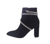 WOMAN'S BOOTIES BLACK SUEDE MAUDE-1