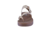 WOMAN'S SHOES BEIGE RAFFIA SANDALS MILLER-1