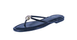 WOMAN'S SHOES BLACK PU LEATHER SANDALS SWEDEN-1