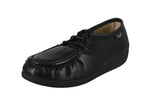 WOMAN'S SHOES BLACK PU DOCKSIDE 120