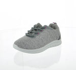 KID'S SHOES LIGHT GRAY FABRIC TENNIS SNEAKERS 1884K