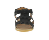 KID'S SHOES BLACK PU/LEATHER SANDALS 212K