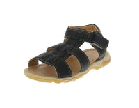 KID'S SHOES BLACK PU/LEATHER SANDALS 212K