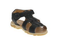 KID'S SHOES BLACK PU/LEATHER SANDALS 212K