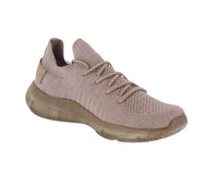 WOMAN'S SHOES DUSTY BEIGE MESH/FABRIC TENNIS SNEAKERS 22036L