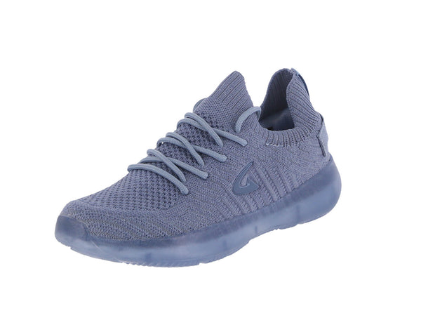 WOMAN'S SHOES DUSTY BLUE MESH/FABRIC TENNIS SNEAKERS 22036L