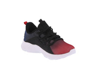 KID'S SHOES BLACK/BLUE/RED MESH/FABRIC TENNIS SNEAKERS 23001K