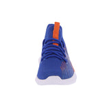 KID'S SHOES BLUE/ORANGE FABRIC TENNIS SNEAKERS 23003K