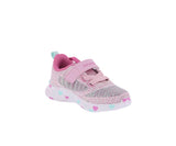 BABY'S SHOES PINK/FUCHSIA/BLUE MESH FABRIC TENNIS 24002I-18