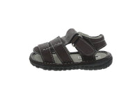 KID'S SHOES BROWN PU/LEATHER SANDALS 261F